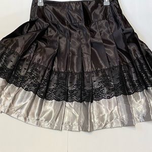 New Y2K drop waist satin skirt Ombre skirt 10 little goth witch